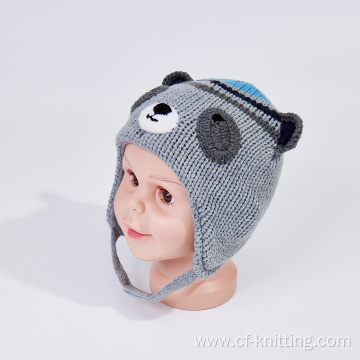 Children's winter knitting hat